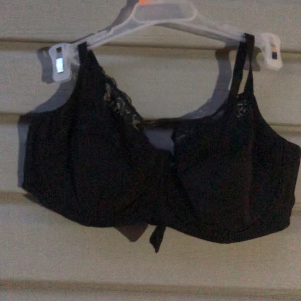 NEW black lace padded underwire bra 38B Kmart